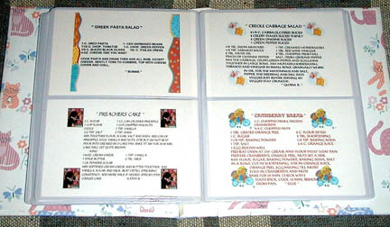 photo album cookbook